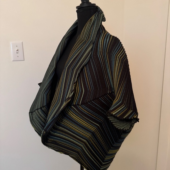 Title: Rare Issey Miyake FW 2005 Sculptural Pleated Jacket – Multicolour - Picture 5 of 7